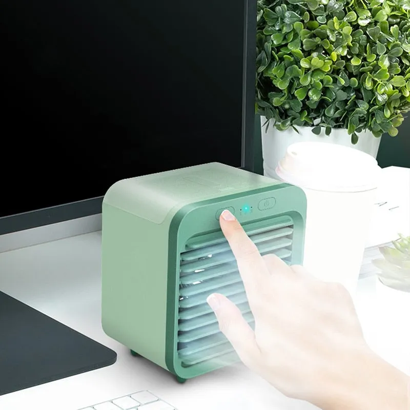 Mini Portable Air Conditioner USB Air Water Cooling Fan