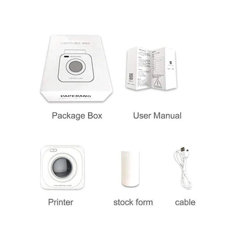 Mini Portable Wireless Bluetooth Printer