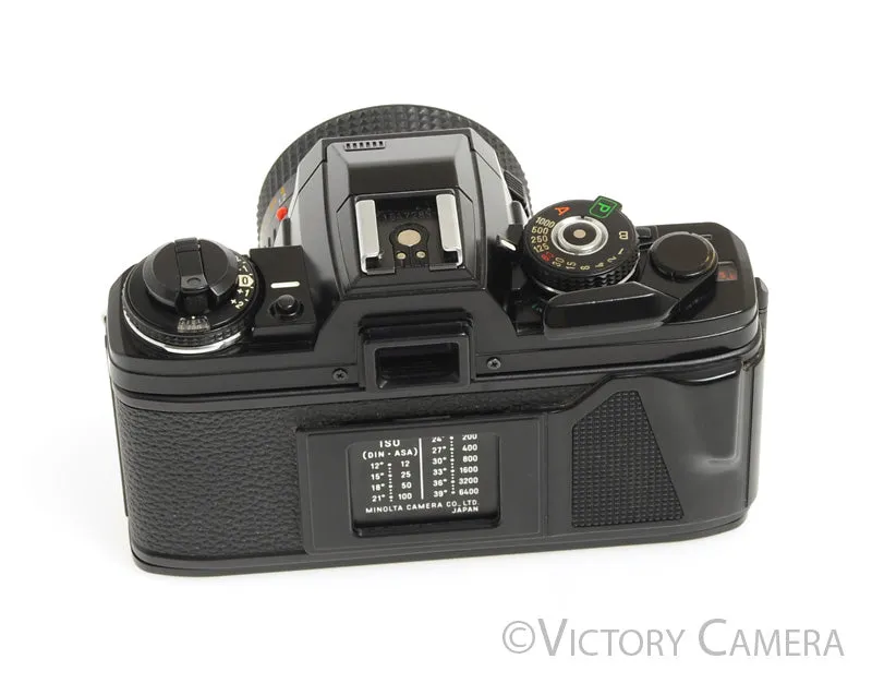 Minolta X-700 X700 Black SLR Film Camera w/ 50mm f1.7 Lens -New Seals- [EX ]