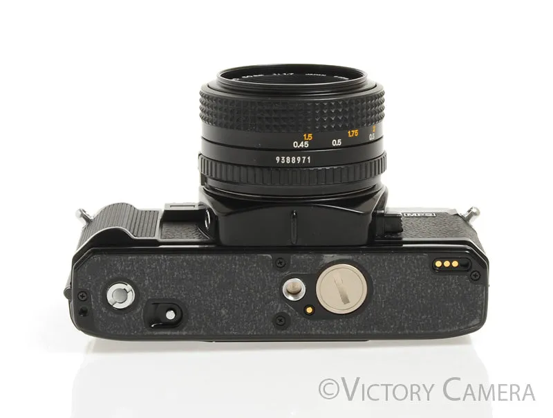 Minolta X-700 X700 Black SLR Film Camera w/ 50mm f1.7 Lens -New Seals- [EX ]