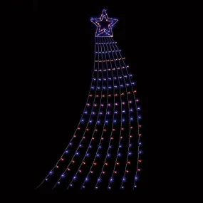 Multi Action 3 Metre Rainbow Shooting Star LED Christmas Lights