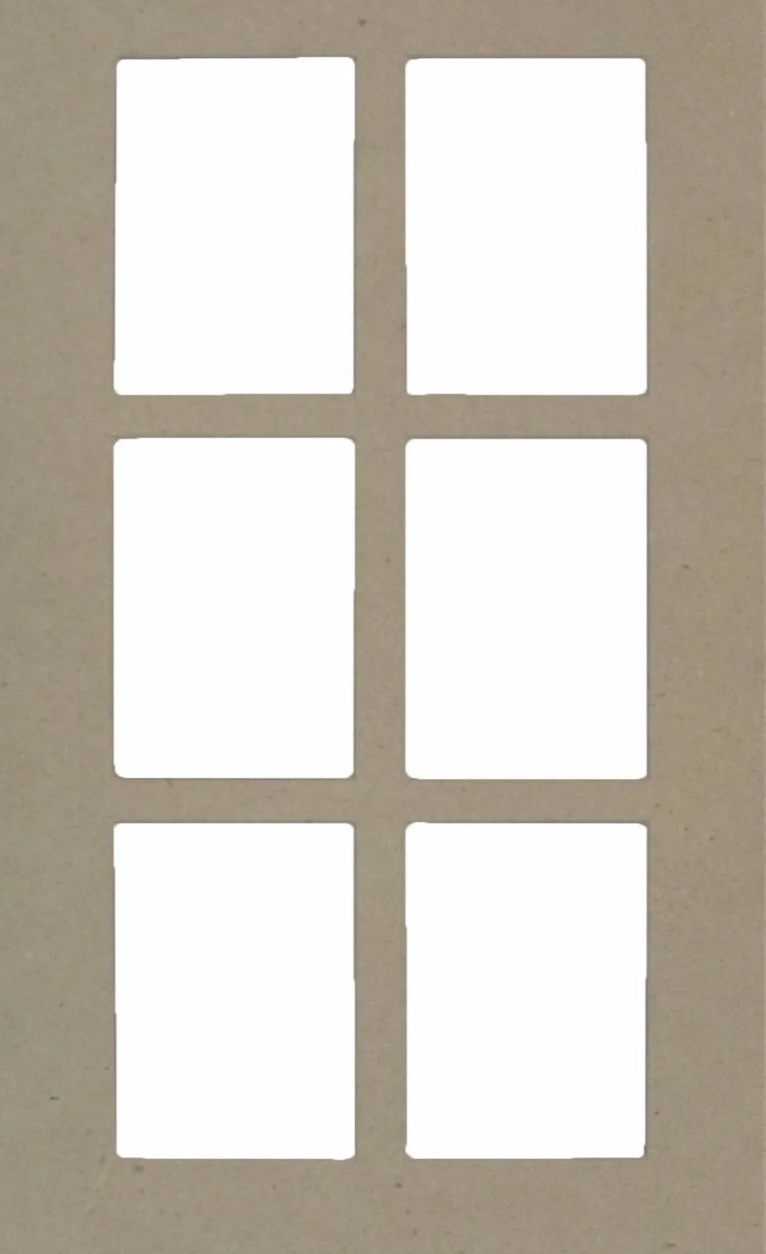 Naples Thermofoil Shaker Mullion Custom Cabinet Doors - 6 lite
