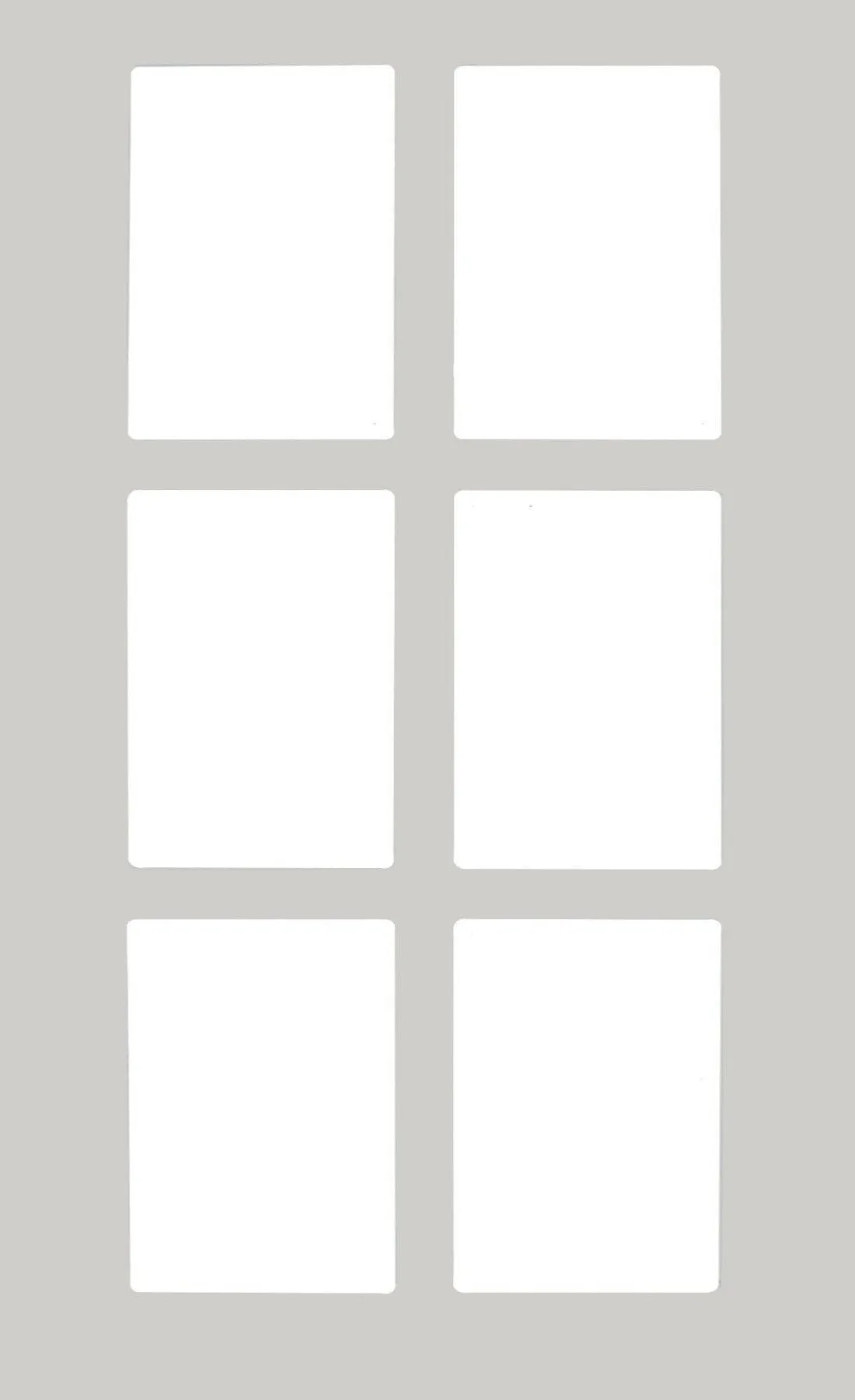 Naples Thermofoil Shaker Mullion Custom Cabinet Doors - 6 lite