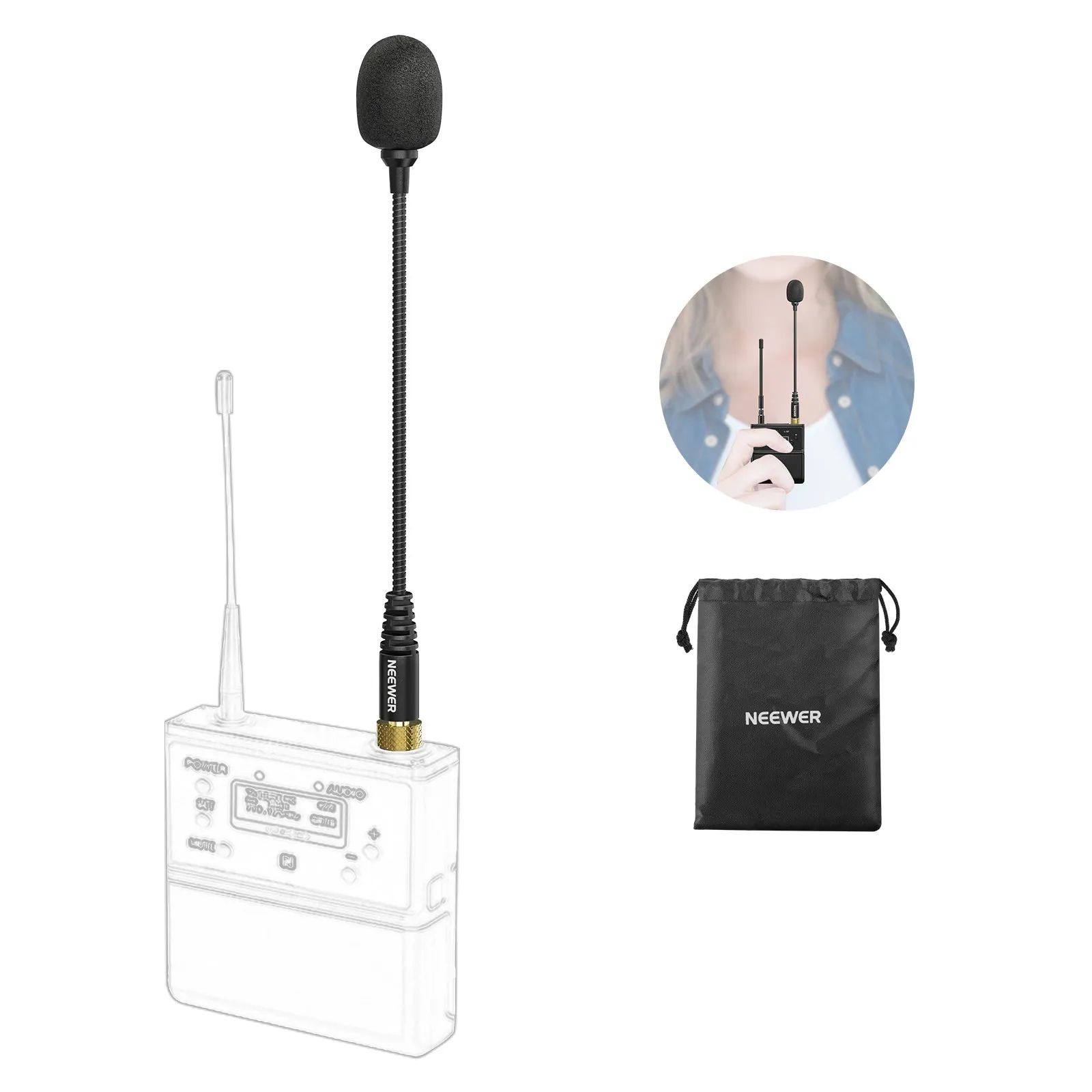 NEEWER CM7 3.5mm TRS Omnidirectional Condenser Microphone