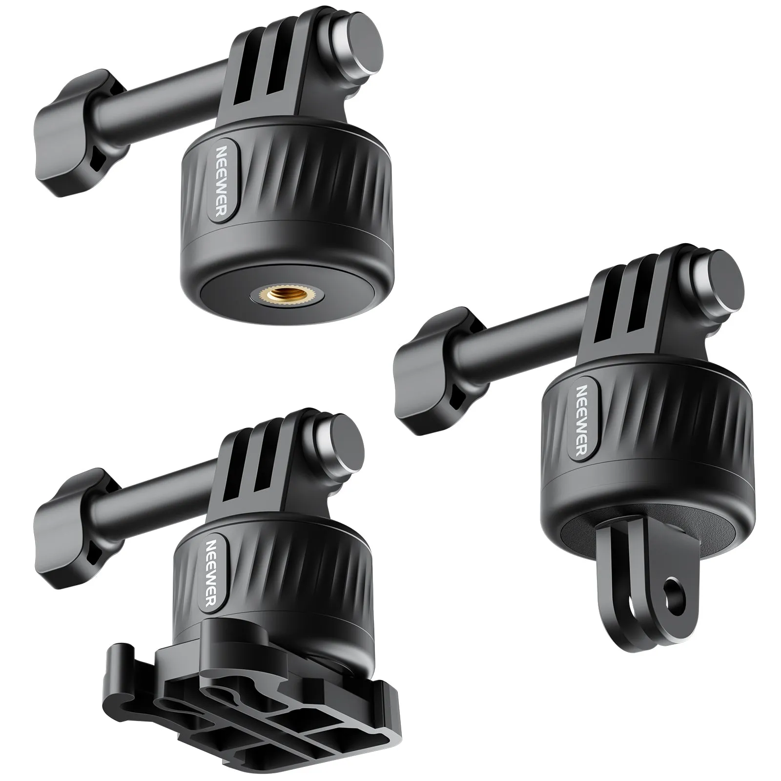 NEEWER GP-21 Magnetic Quick Release Tripod Mount Adapter Set For GoPro Hero