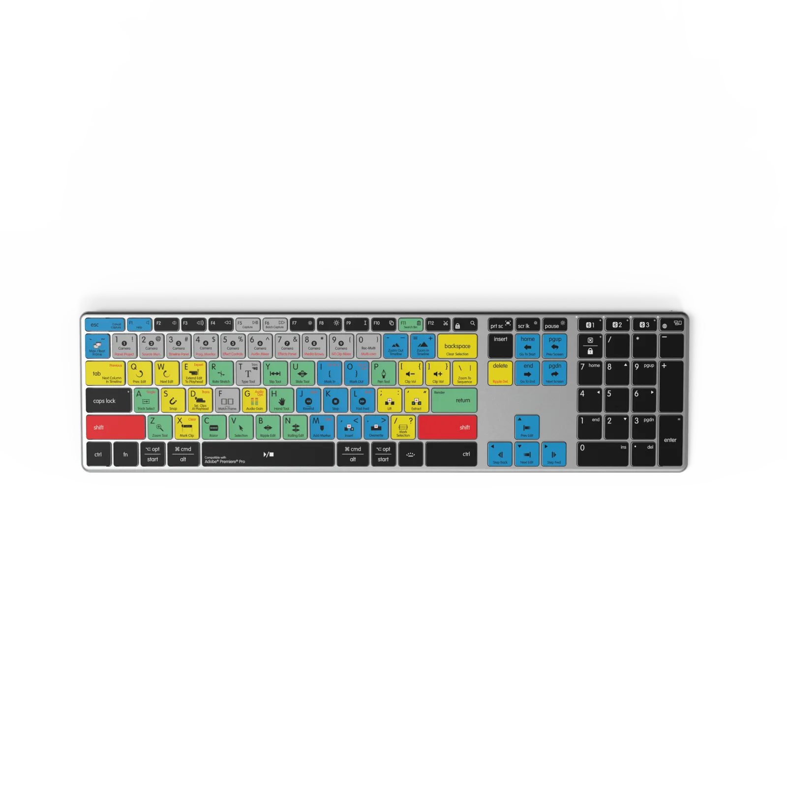 NEW Adobe Premiere Pro Keyboard | Backlit & Wireless | Mac and PC