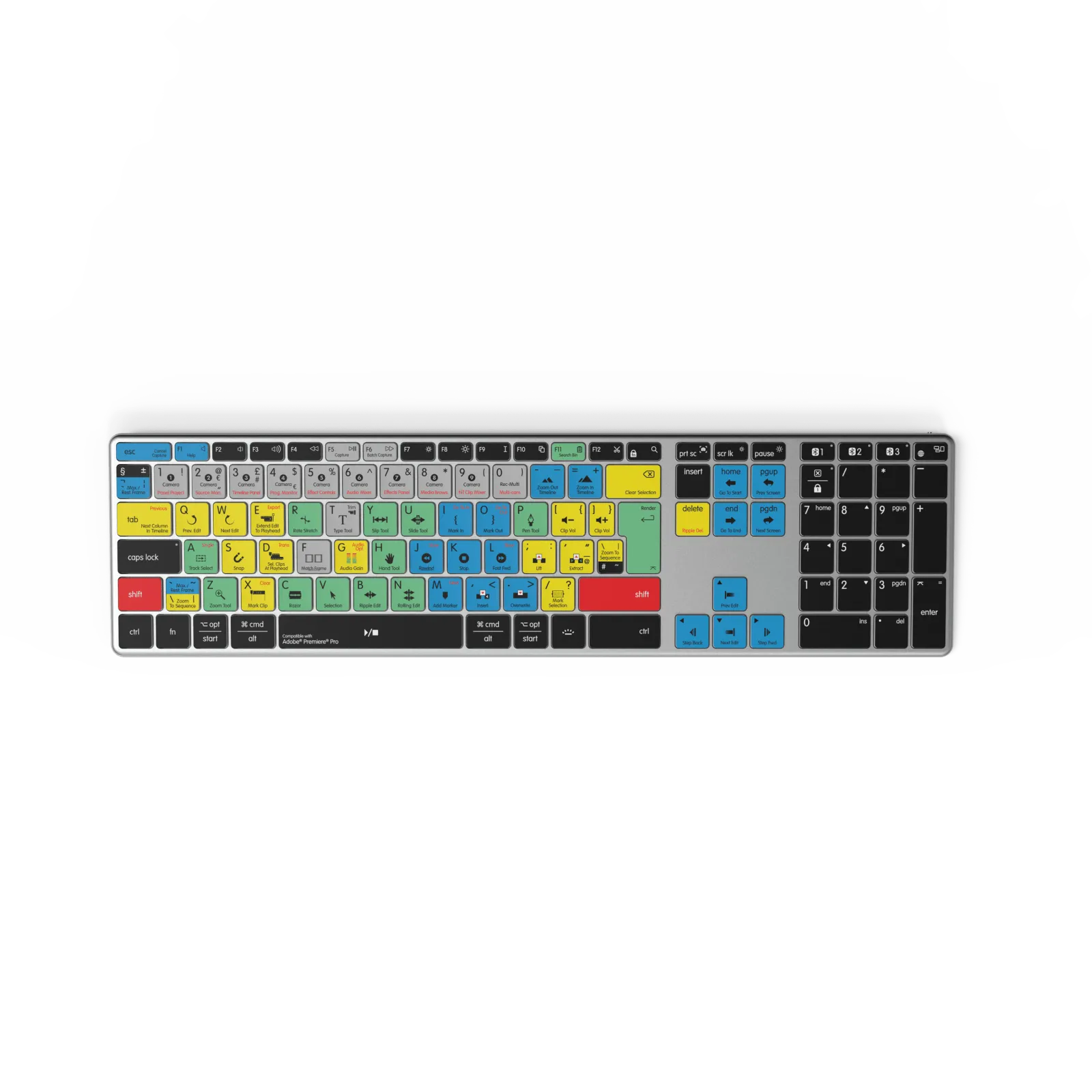 NEW Adobe Premiere Pro Keyboard | Backlit & Wireless | Mac and PC