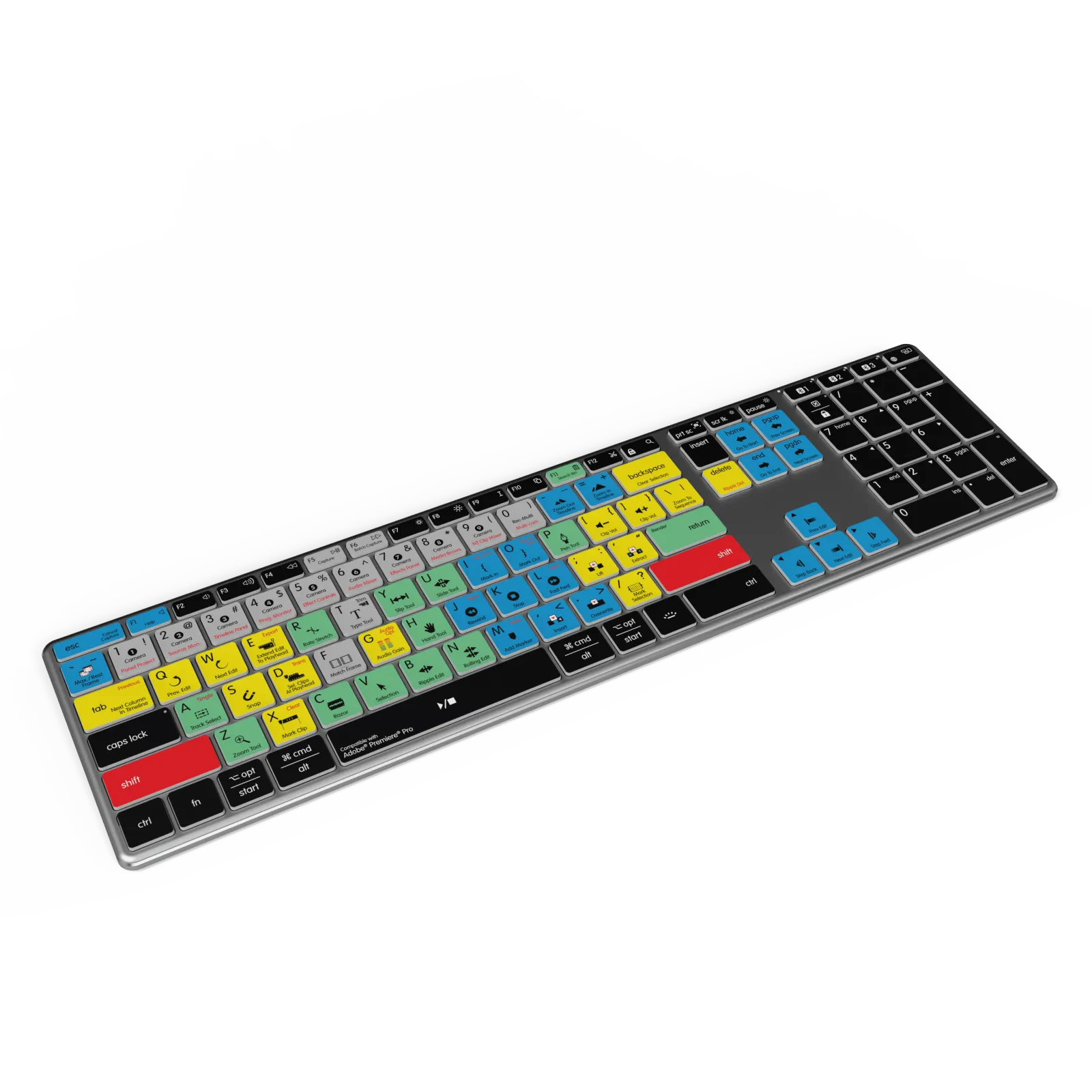 NEW Adobe Premiere Pro Keyboard | Backlit & Wireless | Mac and PC