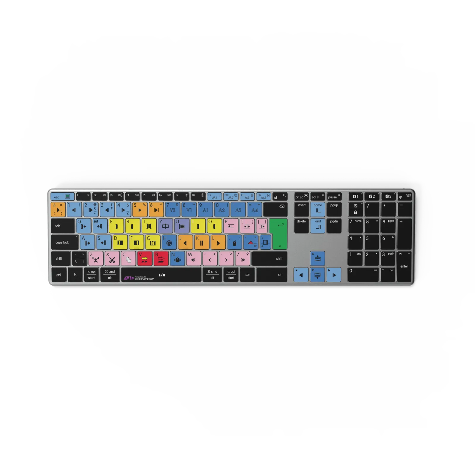 NEW Media Composer Keyboard | Backlit & Wireless | Mac and PC