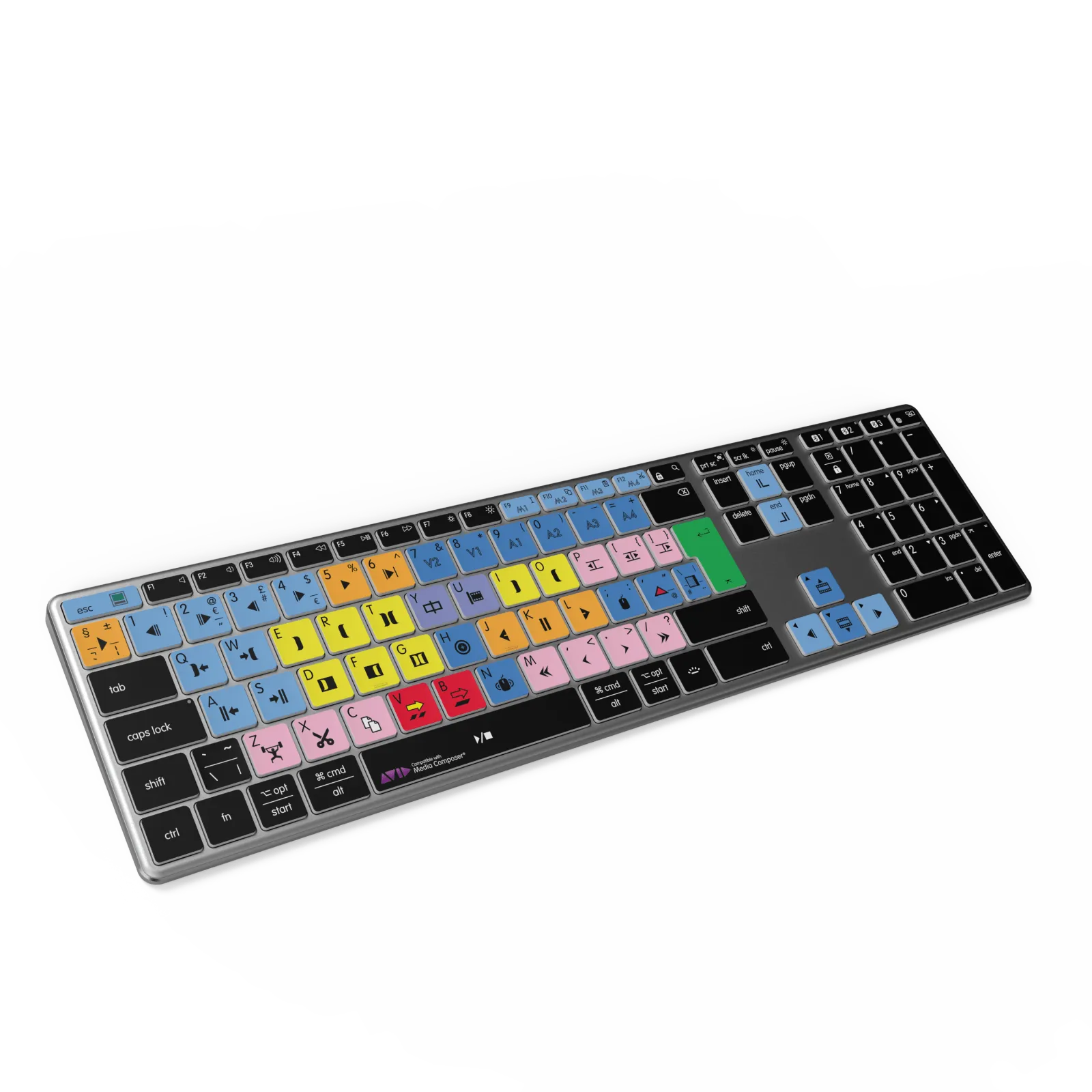 NEW Media Composer Keyboard | Backlit & Wireless | Mac and PC