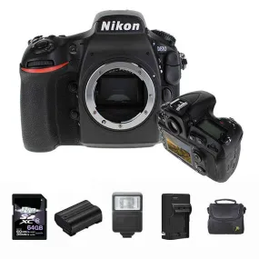 Nikon D810 DSLR Camera   2 Batteries, 64GB, Flash Bundle