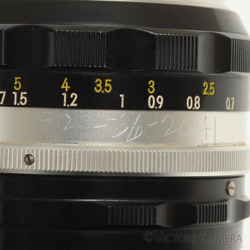 Nikon F2 Chrome Photomic 35mm Camera with Nikkor 50mm f1.4 -New Seals-