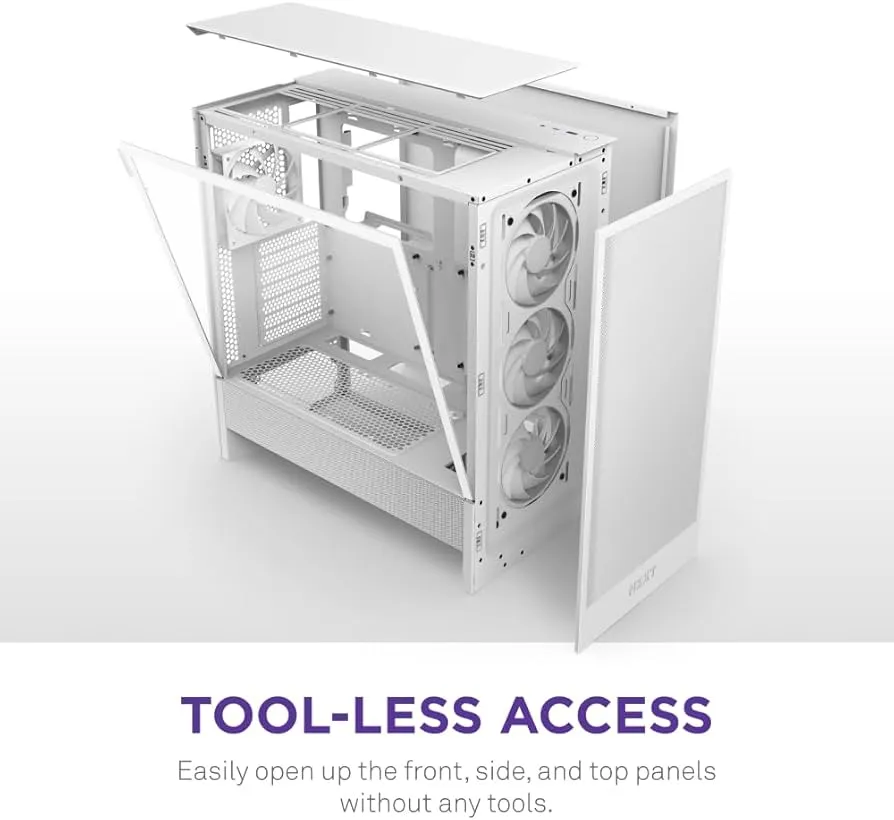 NZXT H5 Flow RGB 2024 | ATX Tempered Glass Case