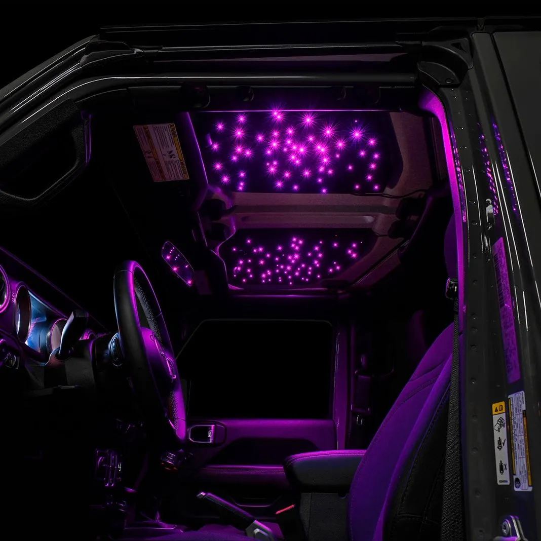 ORACLE Lighting StarLINER ColorSHIFT Fiber Optic Hardtop Headliner-Wrangler JL and Gladiator JT