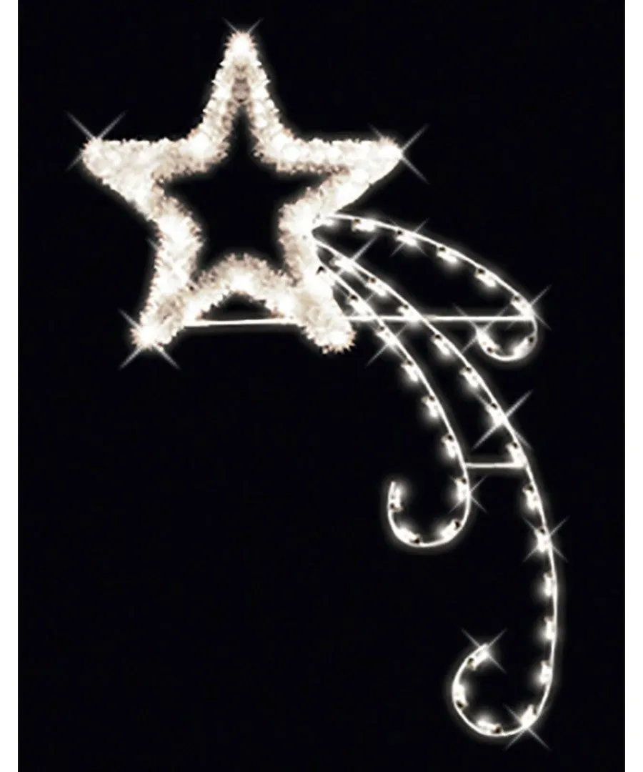 Pole Mount - 7' Shooting Star with LED Lights
