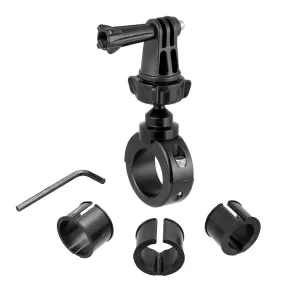 Premium Aluminum Motorcycle Handlebar Mount for GoPro HERO Action Cameras
