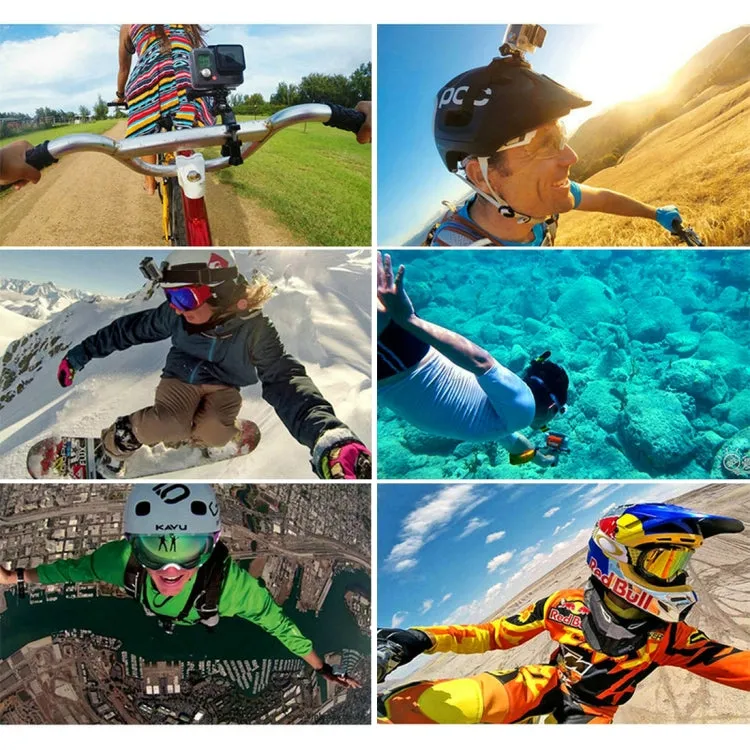 PULUZ 45 in 1 Accessories Ultimate Combo Kits (Chest Strap   Suction Cup Mount   3-Way Pivot Arms   J-Hook Buckle   Wrist Strap   Helmet Strap   Surface Mounts   Tripod Adapter   Storage Bag   Handleb ...  for GoPro, Insta360, DJI and Other Action Cameras