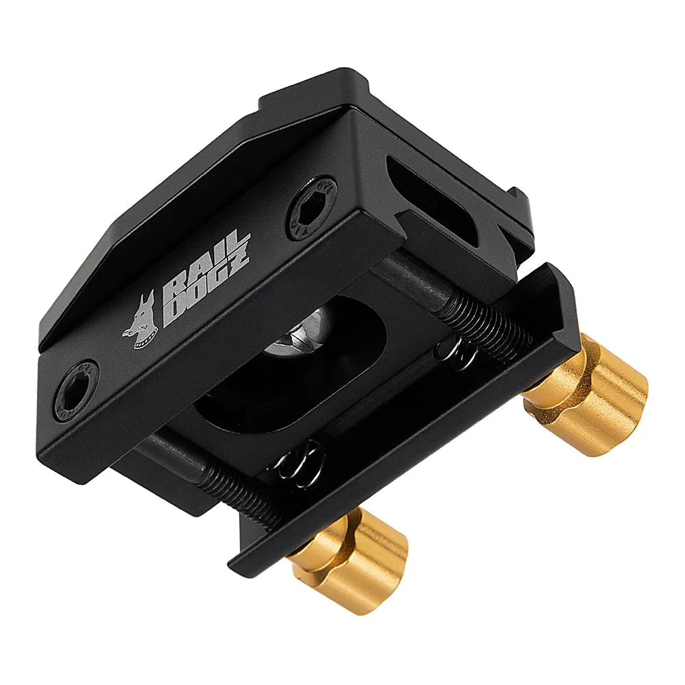 RAIL DOGZ Low Profile Rail Mount for Small Cameras  - All Metal Mount for Picatinny 1913 Rail Integration System
