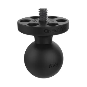 RAM® Ball Adapter with 1/4"-20 Threaded Stud for Action Cameras - B Size