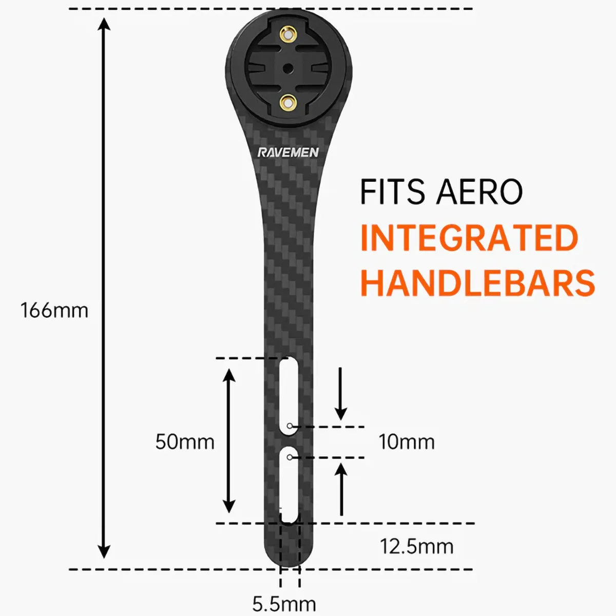 Ravemen Out-front Mount Garmin