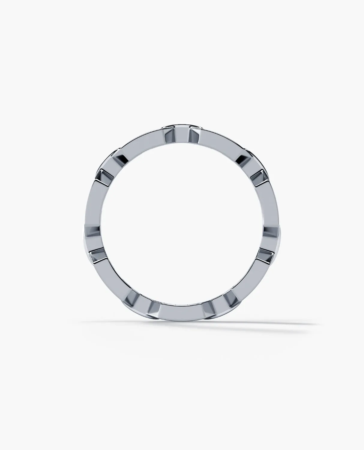 Ready to Ship - BRIGGS Platinum Ring with 0.24ct Diamonds