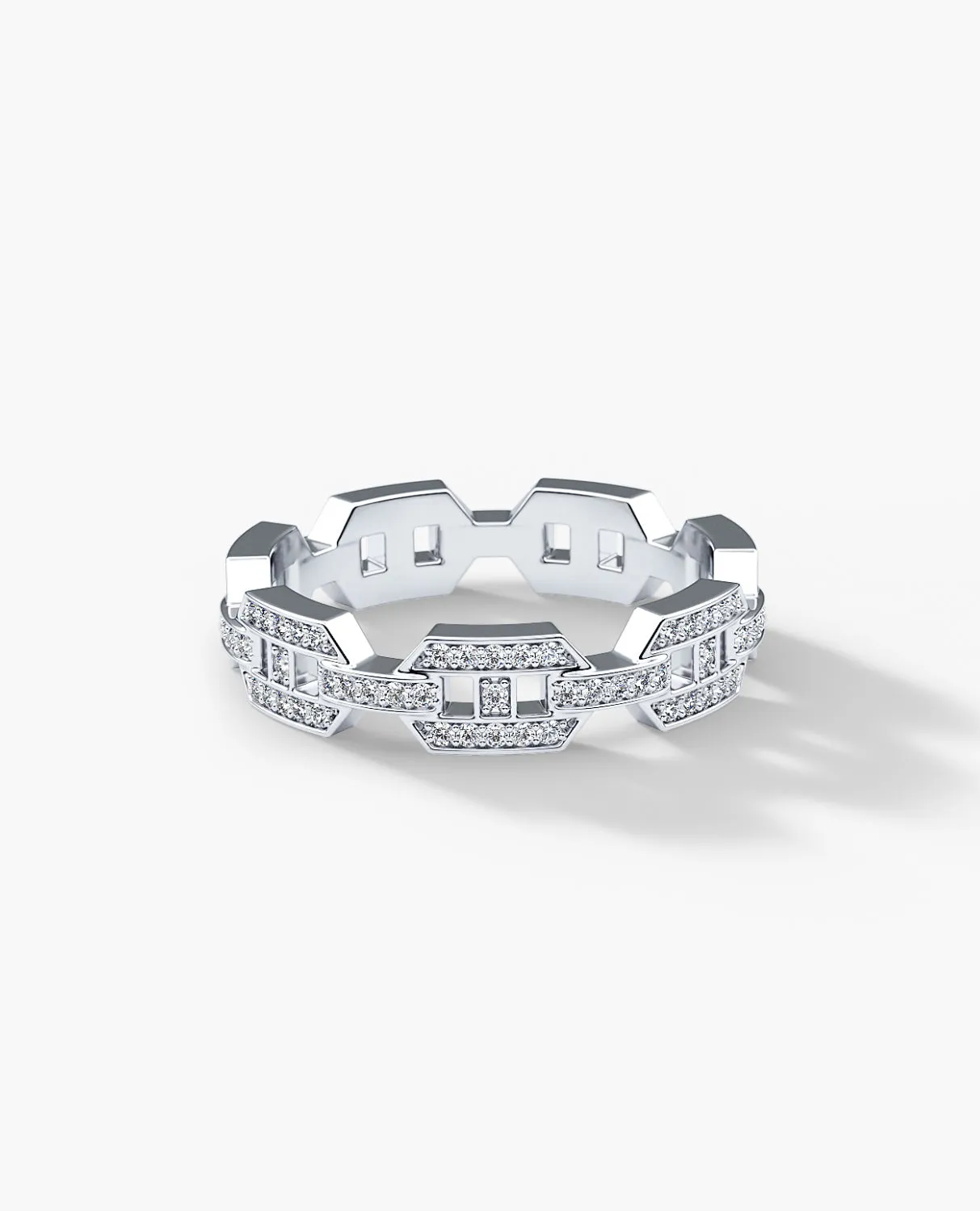 Ready to Ship - BRIGGS Platinum Ring with 0.24ct Diamonds