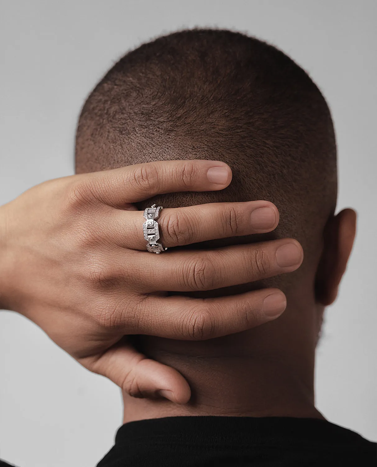 Ready to Ship - BRIGGS Platinum Ring with 0.70ct Diamonds