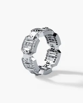 Ready to Ship - BRIGGS Platinum Ring with 0.70ct Diamonds