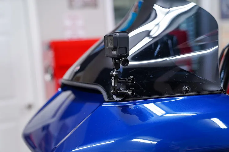 RickRak GoPro & Action Camera 360 Mount for Road Glide-Shark Nose Fairing