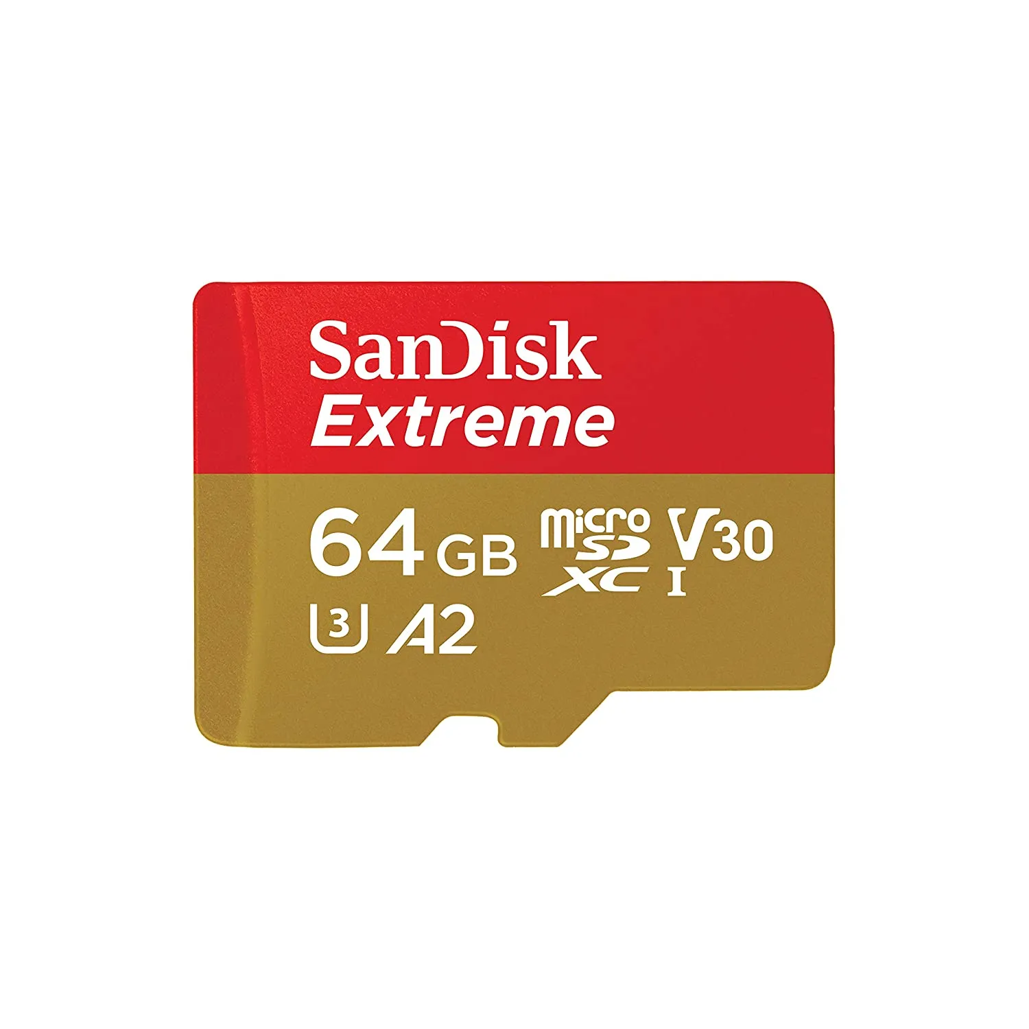 SanDisk 64gb extreme microsdxc U3 C10 V30 A2 card