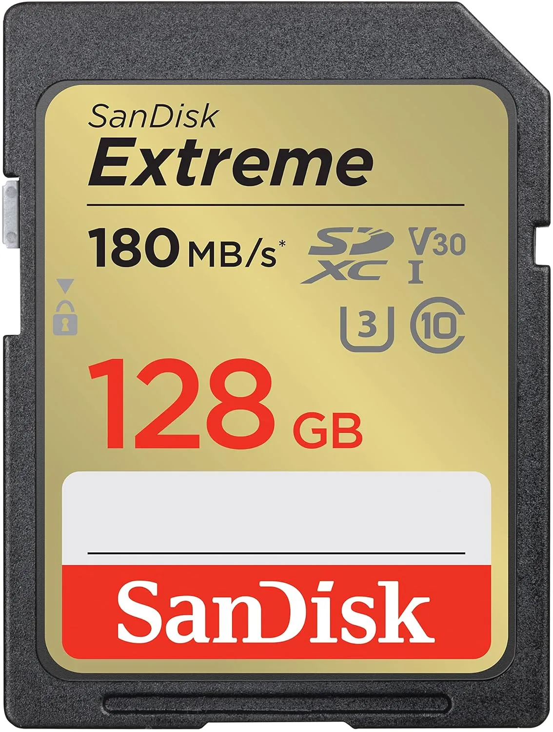 SanDisk Extreme SD UHS-I 128GB Card for DSLR and Mirrorless Cameras
