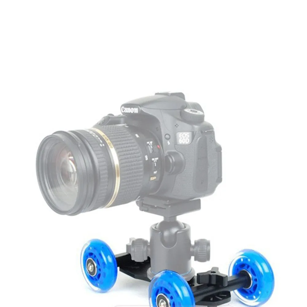 Scaled Camera Table Dolly Slider Blue