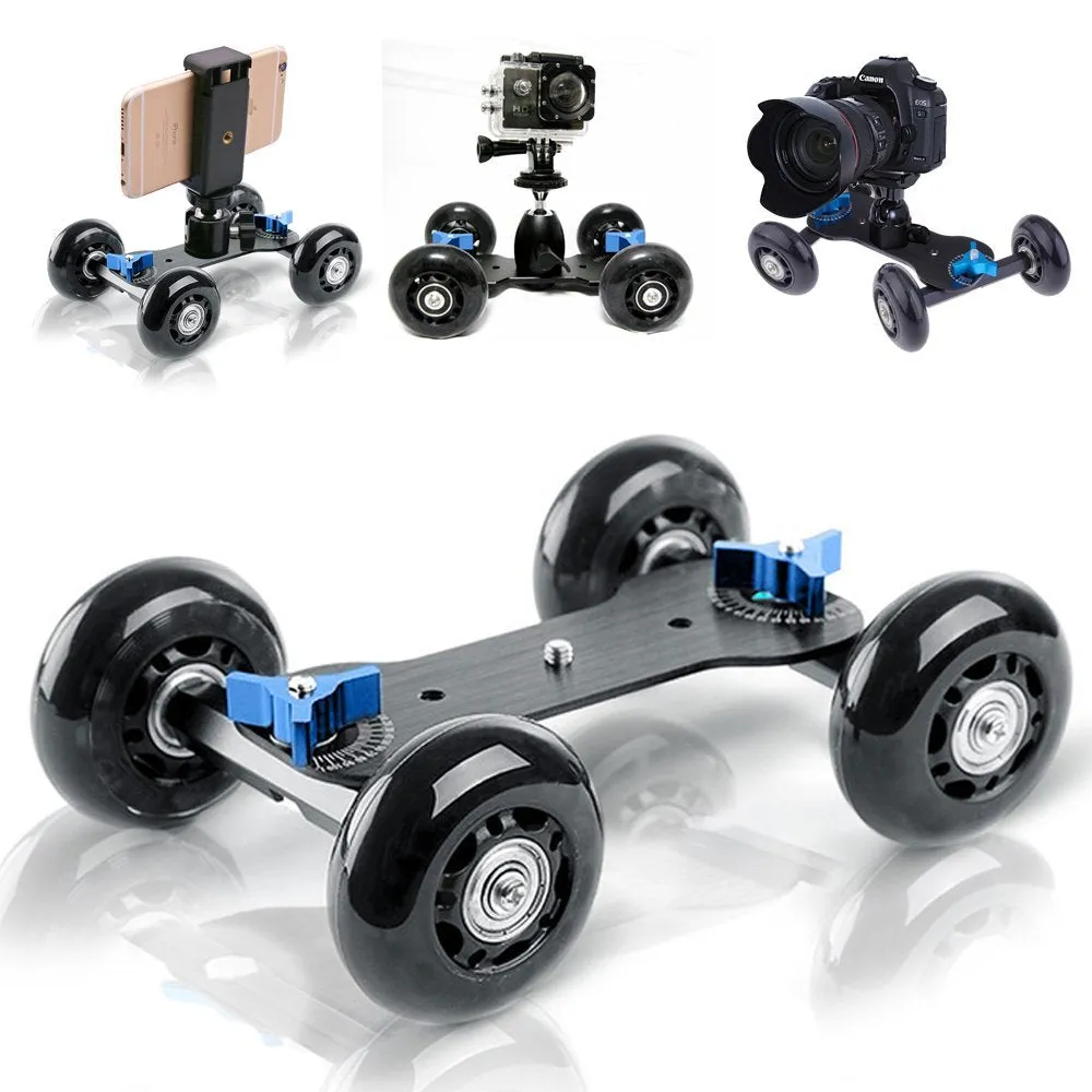 Scaled Camera Table Dolly Slider Blue