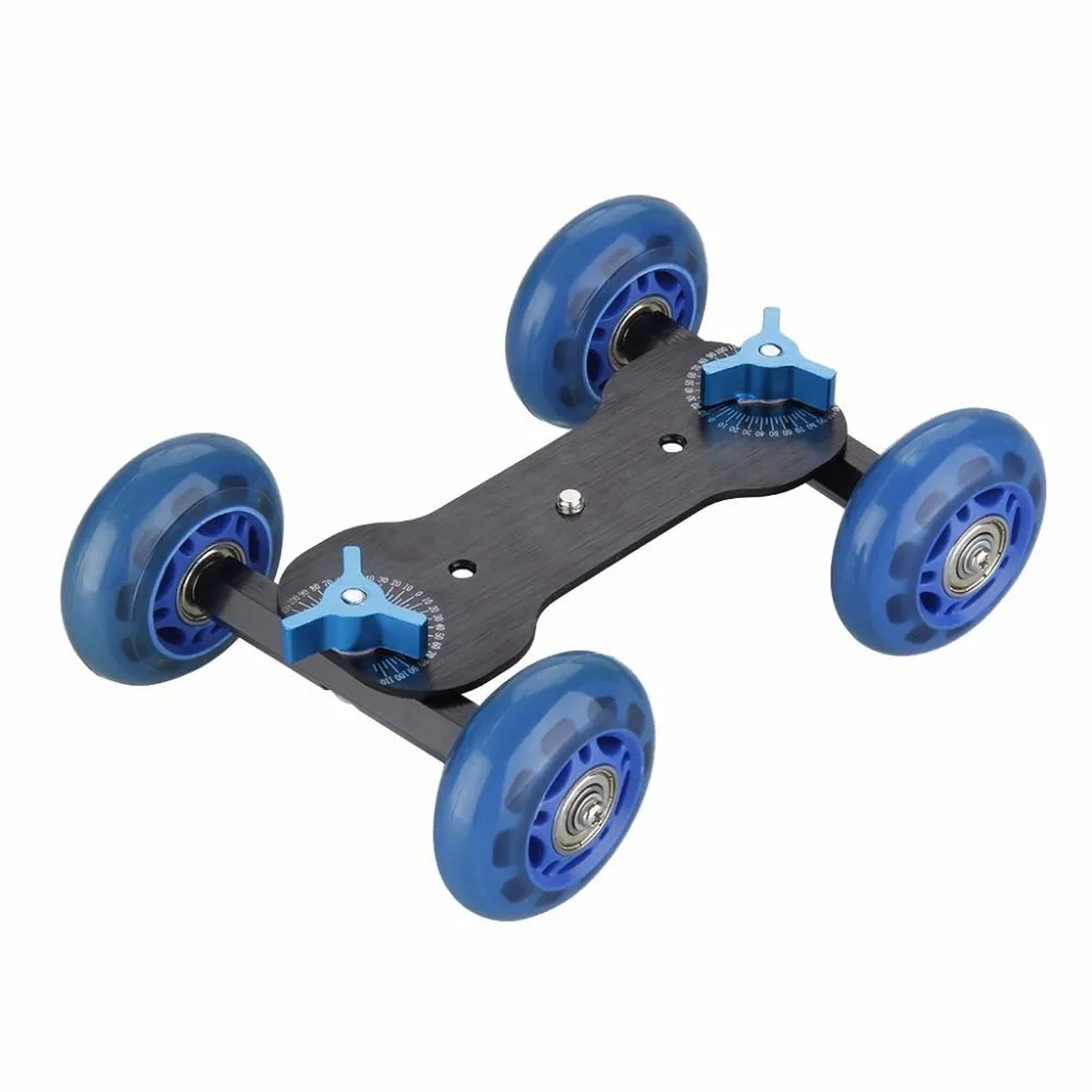 Scaled Camera Table Dolly Slider Blue