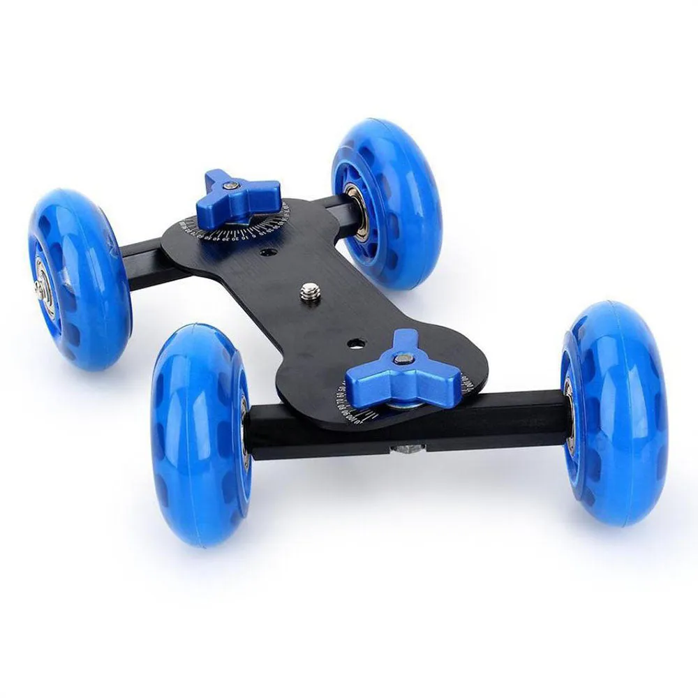 Scaled Camera Table Dolly Slider Blue
