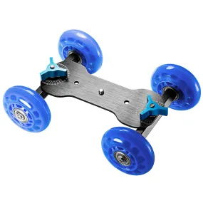 Scaled Camera Table Dolly Slider Blue