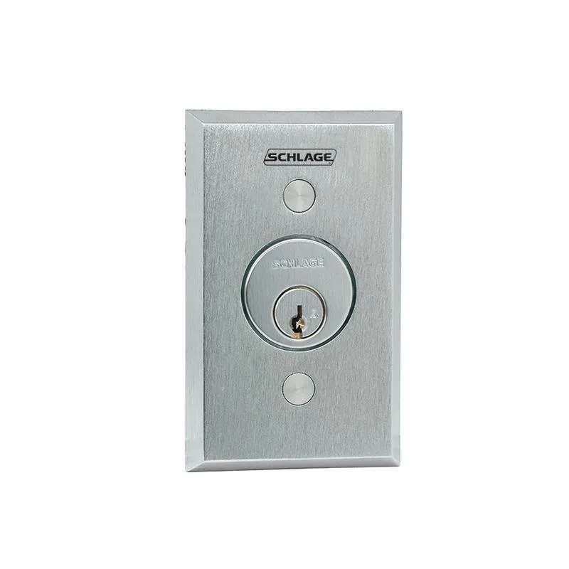 Schlage Electronics 653-04 Keyswitch, SPDT-Clockwise Maintained