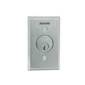 Schlage Electronics 653-04 Keyswitch, SPDT-Clockwise Maintained