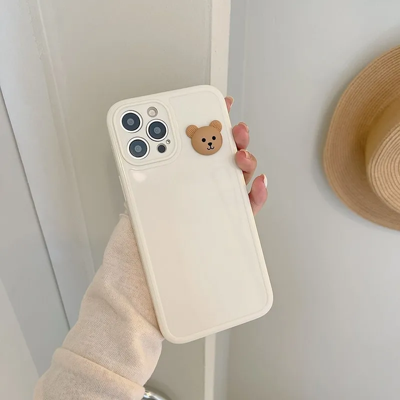 Simple Cute Cartoon Animal iPhone Case
