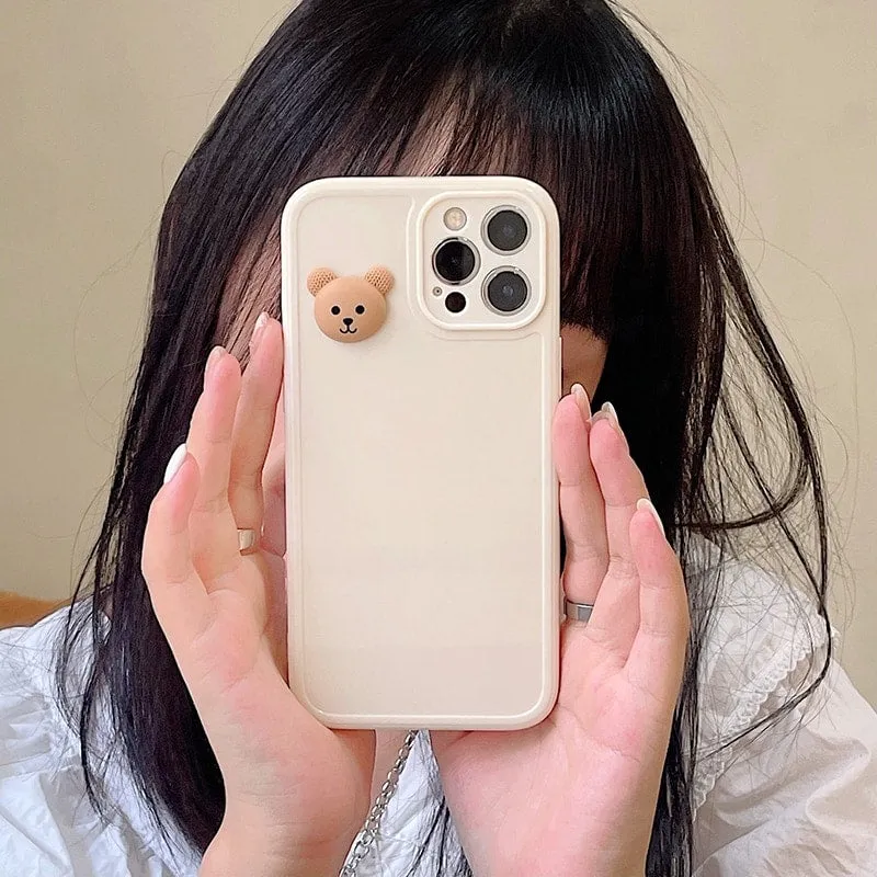 Simple Cute Cartoon Animal iPhone Case