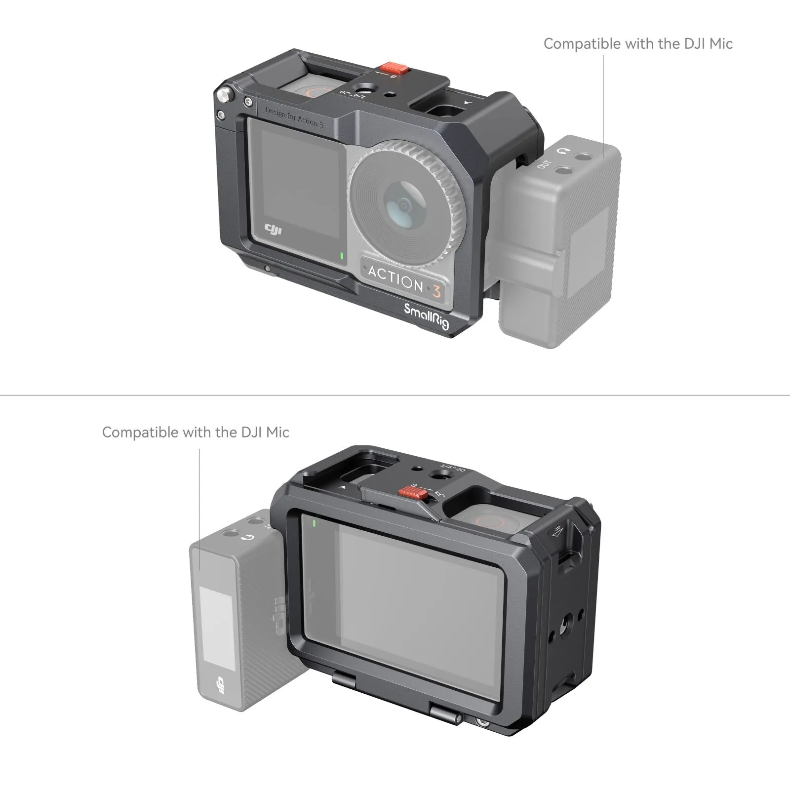 SmallRig Cage for DJI Osmo Action 4 / 3 4119B