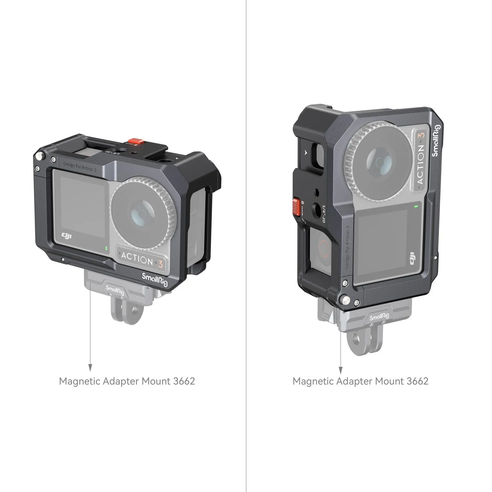SmallRig Cage for DJI Osmo Action 4 / 3 4119B