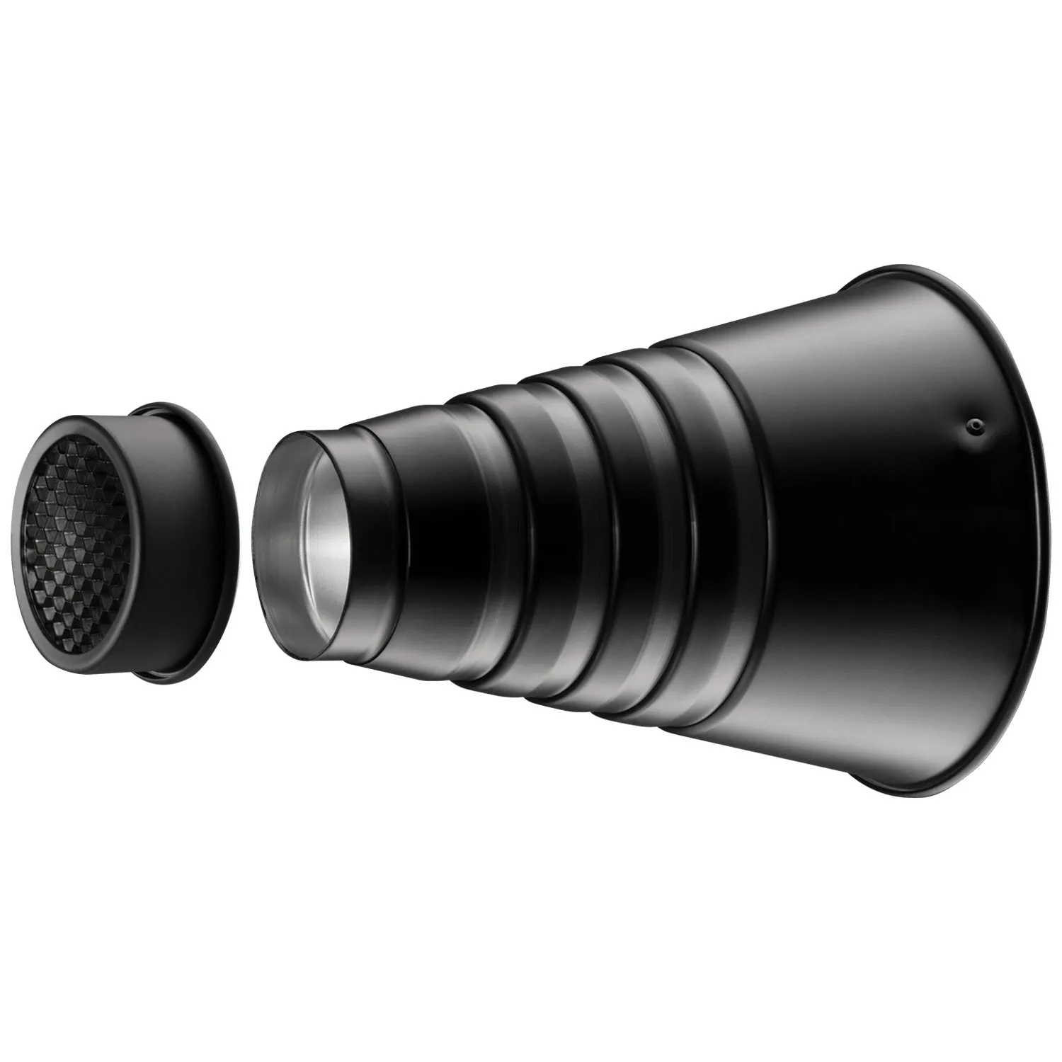 Snoot with Honeycomb Grid (FJ400, Bowens, Godox Mounts)