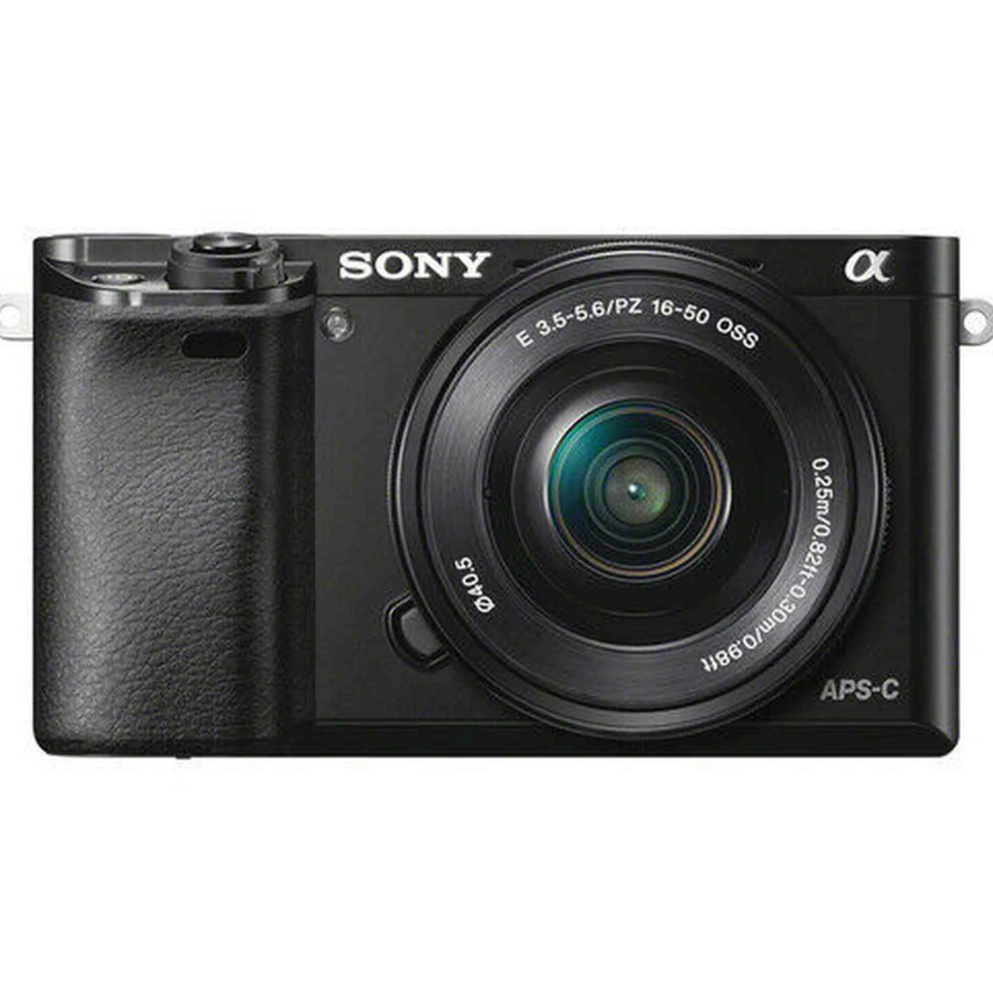 Sony A6000 Digital Camera w/16-50mm Lens - Black   2 Batteries, 32GB Bundle