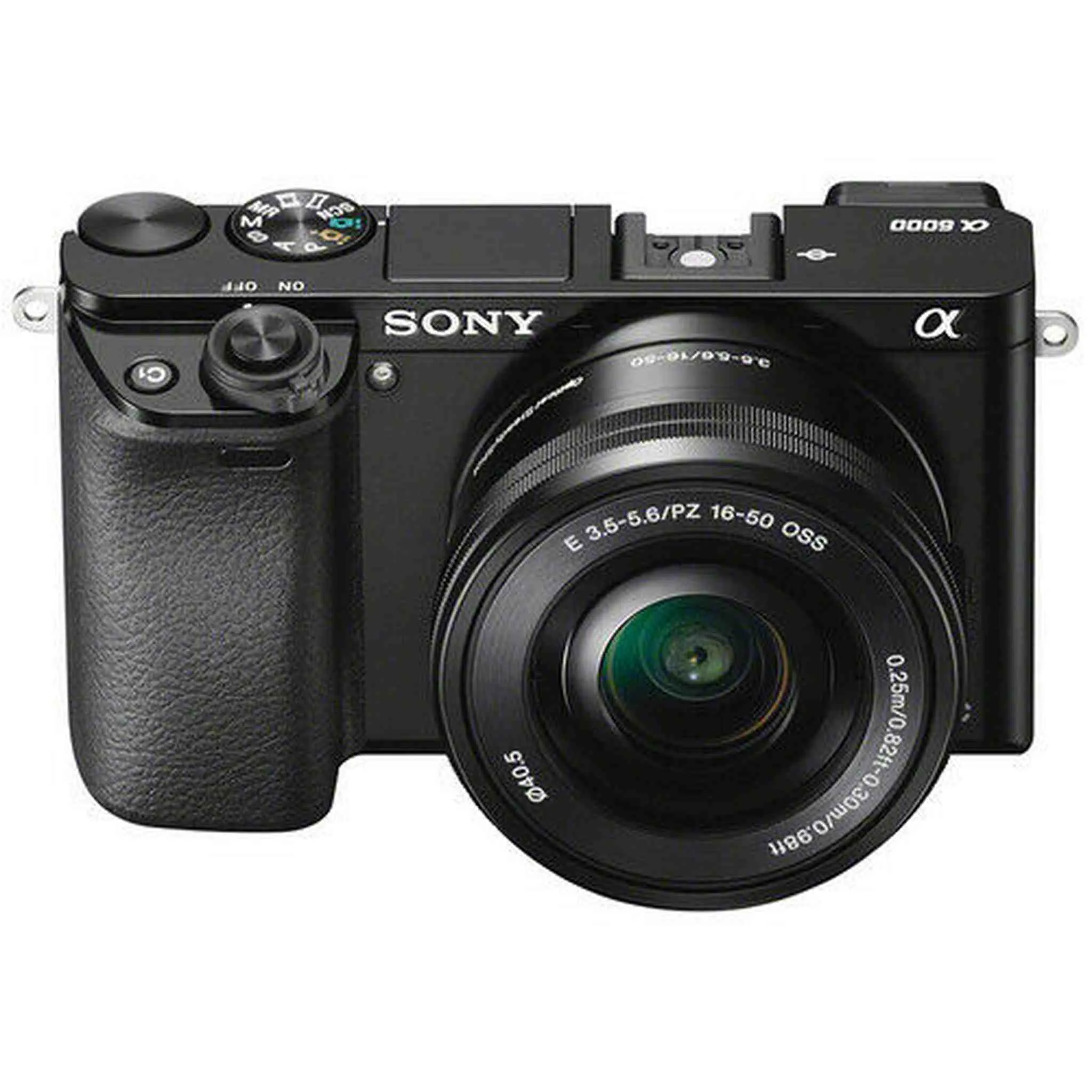 Sony A6000 Digital Camera w/16-50mm Lens - Black   2 Batteries, 32GB Bundle