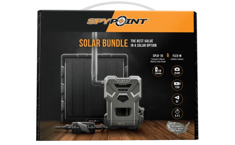 Spypoint Flex-M Digital Still Camera With Solar Bundle