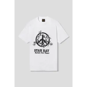 Stan Ray Action 4 Peace T-Shirt White