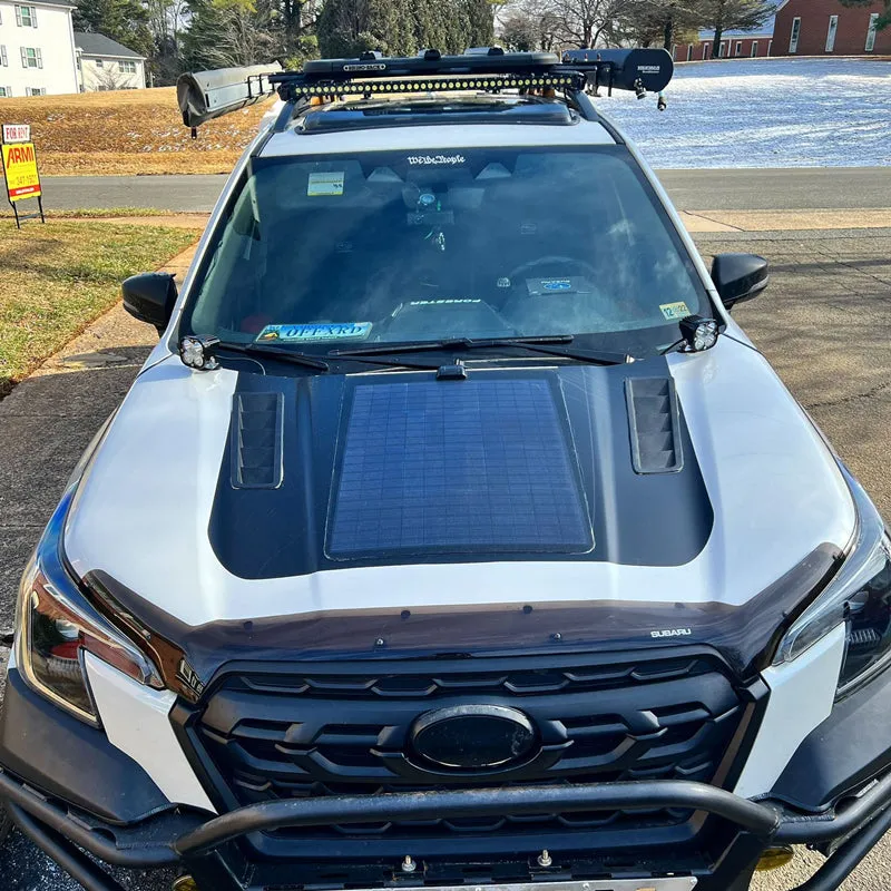 Subaru Forester 5th Gen (2019-Present) Lensun 60W Hood Flexible Solar Panel