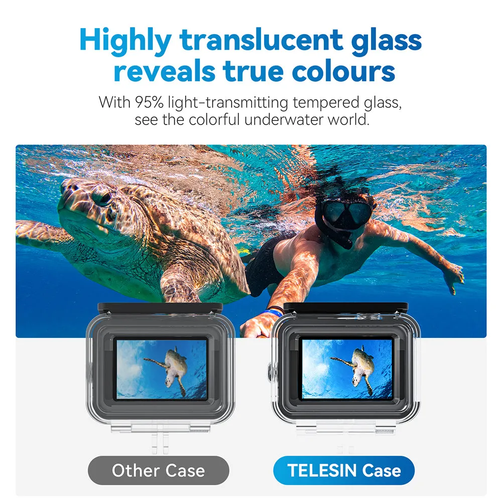 TELESIN All Scene Protective Case Waterproof Case Set for GoPro 9/10/11/12