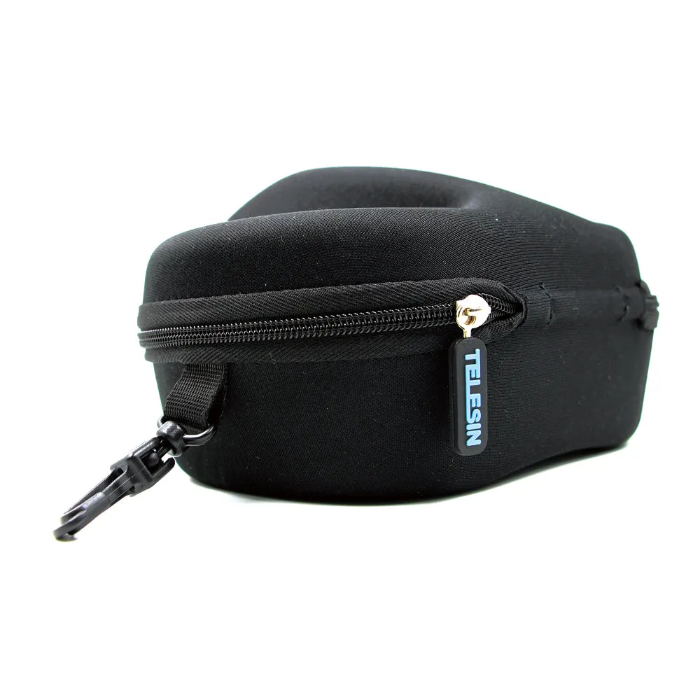 TELESIN Diving Mask with Storage Case Box Carry Bag for GoPro